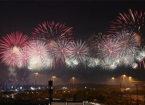 涿鹿县焰火晚会